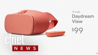 Google's new Daydream View VR headset (CNET News)