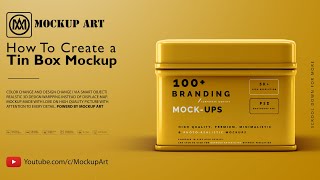 How to make a Tin Box Mockup| Photoshop Mockup Tutorial