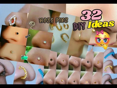 32 DIY Ideas Of nose pins and nose stud pins 32 DIY Ideas Of nose pins and nose stud pins