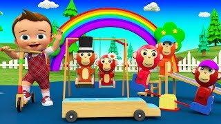 Little Baby Fun Learning Cartoon Monkey Finger Family Nursery Rhymes for Kids Children Educational