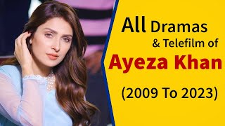Top 40 Ayeza Khan Dramas list | Aiza Khan Drama| Ayeza Khan all dramas & telefilm #ayezakhan