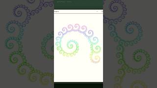 Draw Colored Spiral 😍 Using Python Turtle | #shorts #shortvideo #short #python #pythonturtle
