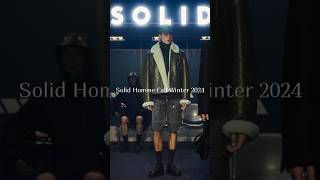 Solid Homme Fall - Winter 2024 - 2025 at Paris Men Fashion Week #shorts