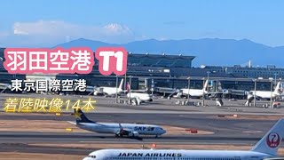 【羽田空港 T1】着陸映像14本