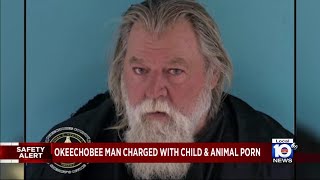 Florida man charged with child and animal porn