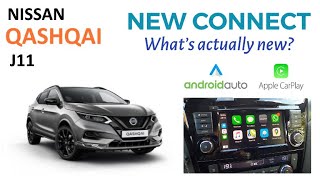 Nissan Qashqai J11b: introduction to the NEW CONNECT system (with Apple Carplay)