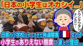 【2ch海外の反応】「日本の小学生はオカシイ...」田舎の小学校にやってきた発達障害のフランス人の女の子が日本の小学生のありえない態度に涙した理由...【ゆっくり解説】