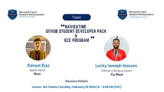 Navigating GitHub Student Developer Pack & GitHub Campus Experts Program
