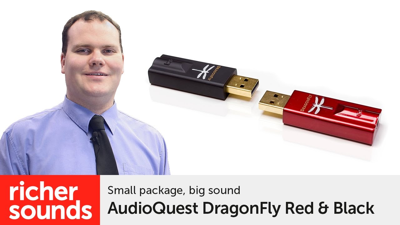 Audioquest DragonFly Red & Black - USB DAC/headphone Amp | Richer ...