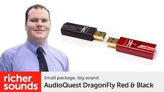 Audioquest DragonFly Red \u0026 Black - USB DAC/headphone amp | Richer Sounds