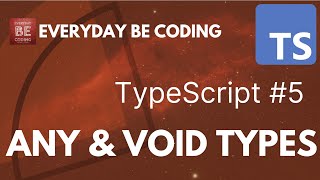 Any and void Types in TypeScript - #5 | #TypeScript #TypeSystem #Programming #AnyType #VoidType