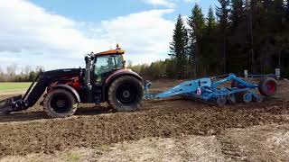 Valtra T234 Lemken Heliodor