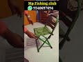 fishing folding chair with table portable folding stool fishing video #shorts #short #fishing