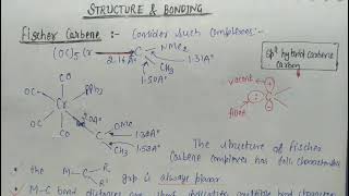 Lecture 05 : Structure and bonding in Fischer and Schrock carbene complexes