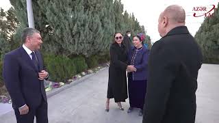 Завершился визит Президента Азербайджана Ильхама Алиева в Туркменистан
