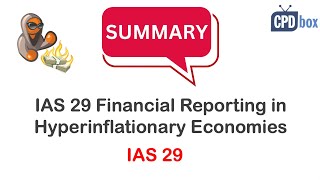 IAS 29 Financial Reporting in Hyperinflationary Economies summary - applies in 2024
