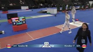 Euro Champs 2024 SMS - L32 - Matyas Szabo GER v Frederic Kindler GER