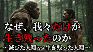 なぜネアンデルタール人は絶滅し、我々は生き残ったのか？運命を分けた違い