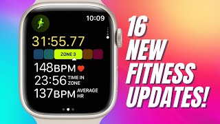 Apple Watch HUGE FITNESS UPGRADE - 16 New Features!