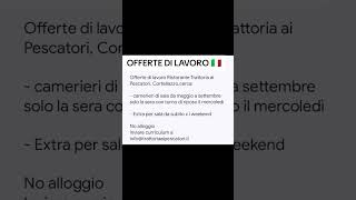 #offerte #offertedilavoro #offerta #italy #italia #milano #caserta #foggia