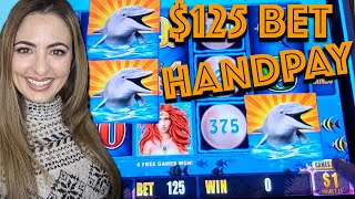 FINALLY A HANDPAY on $125/BET on Lightning Link in Vegas!