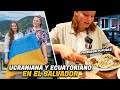 Ucraniana y Ecuatoriano en El Salvador! probaron Pupusas por primera vez @VeradeUcrania