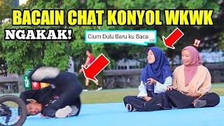 GAK BISA BACA! PRANK CHAT KONYOL‼️AUTO PADA KEBINGUNGAN WKWK || Wanda Bustami