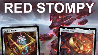 RINGS AND BAUBLES! Legacy Mono-Red Moon Stompy. The One Ring Prison MTG