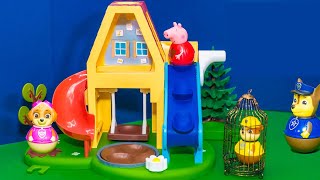 Exploring the Peppa Pig and Paw Patrol Play Weeble Treehouse PlaySet