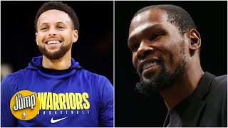 Who has more pressure NBA opening night: the Warriors or the Nets? | The Jump