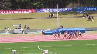 中学女子1500m（3組）1着：西村心都（住吉中）5分01秒92　2着：和田帆加（西中）5分08秒36　3着：山本千尋（五ヶ瀬中等中）5分17秒18 / 第3回宮崎県陸上競技記録会