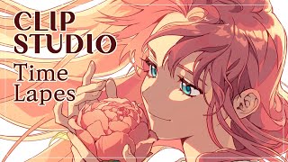 클립스튜디오 타임랩스 일러스트 CLIP STUDIO Time Lapes