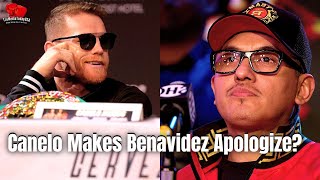 Sources Say Benavidez Forced To Apologize to Canelo: Shocking Revelation Uncovered
