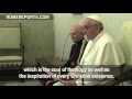 Pope to Biblical Commission: The center of our faith isn't just the Bible, it's Jesus Christ