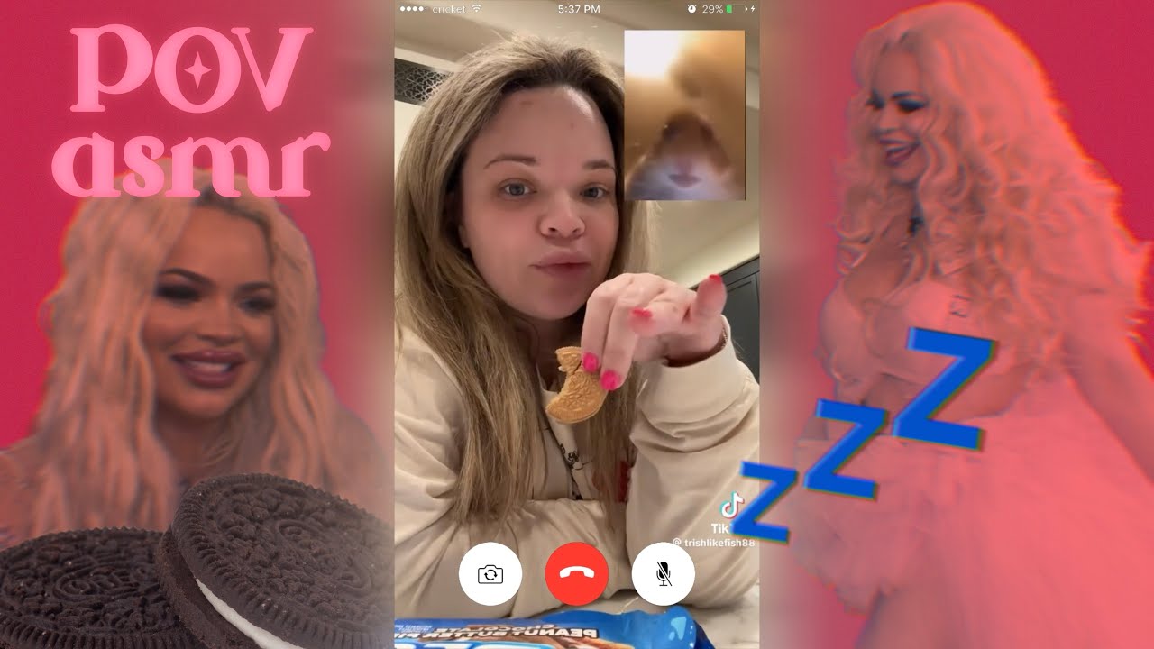 Trisha Paytas Unintentional ASMR// POV Chill FaceTime - YouTube