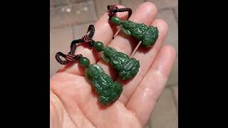 Canadian Jade Guanyin Pendants Authentic Jade