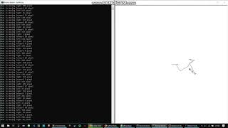 randomly moving point - simple python program