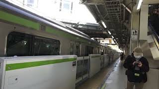 横浜線E２３３系各駅停車東神奈川行き新横浜駅発車シーン2021.11.27.