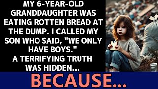 My 6-year-old granddaughter was eating rotten bread at the dump…