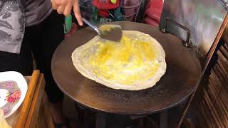 ロティ タイ風クレープstreet food thailand train market roti