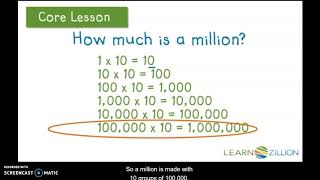 Learn Zillion for Unit 1 Lesson 1 Day 2