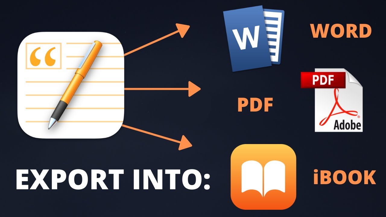 Export Pages Document To Word, PDF And More - YouTube