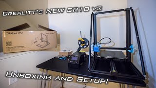ANOTHER 3D Printer?! - Creality CR10 V2 Unboxing and Setup