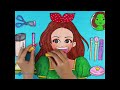 disney princess rapunzel makeup tranformation stop motion paper seegi channel