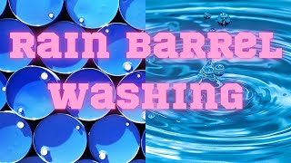 How to clean a 55 Gallon Rain Barrel the easy way