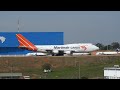 O UNICO BOEING 747-400F DA KLM COM PINTURA MARTINAIR CARGO - POUSO E DECOLAGEM EM CAMPINAS VIRACOPOS