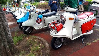 2023年10月 ラビットの日 A meeting of Rabbit Scooter enthusiasts.