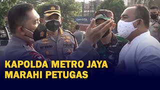 Kapolda Metro Jaya Marahi Petugas Keamanan yang Buka Penyekatan Jalur Tikus