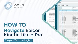How To Navigate Epicor Kinetic Like a Pro