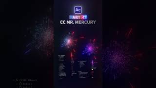 AE Part 41 | Create Firework using CC Mr Mercury in Adobe After Effect | #aftereffects #tutorial